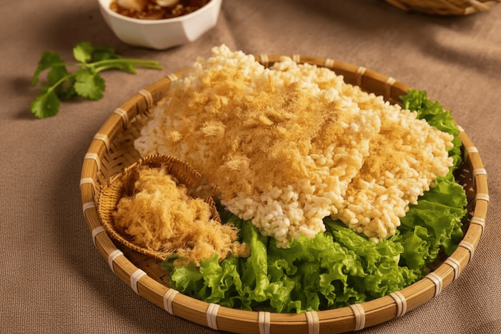 Crispy rice served with savory goat sauce is a signature dish that no visitor should miss